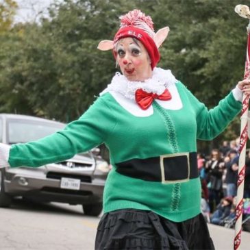 Cheerful Clowns on Parade in Conroe, Texas